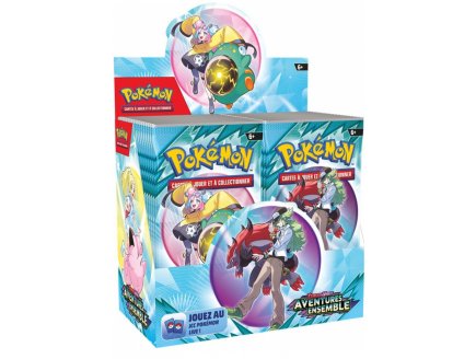 Display de 36 Boosters Pokémon Aventures Ensemble EV09 - Ecarlate et Violet - Asmodee - cartes a collectionner Française