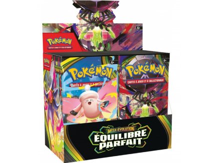 Display de 36 Boosters Pokémon ME03 Méga-Évolution - Équilibre Parfait - Asmodee - cartes a collectionner Française