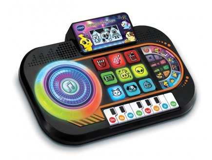 DJ STUDIO MAGIC LIGHT - TABLE MIXAGE INTERACTIVE LUMINEUSE, PLATINE - VTECH - 581405 - JOUET MUSICAL
