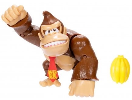 Donkey Kong avec Bananes - Figurine 11 cm - Figurine Nintendo articul�e - Jakks