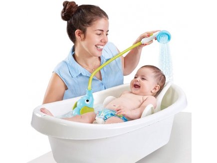 Douchette elephant de bain bleu / vert - yookidoo - 40159 - jouet de bain bebe