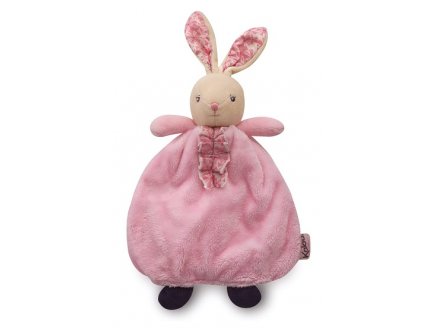 DOUDOU MARIONNETTE LAPIN FILLETTE PETITE ROSE 25 CM - KALOO - 969867