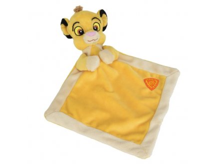 DOUDOU PLAT SIMBA 17 x 17 CM - LE ROI LION - PELUCHE DISNEY - NICOTOY