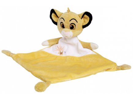 DOUDOU PLAT SIMBA LE LION 22 x 22 CM - PELUCHE DISNEY - NICOTOY