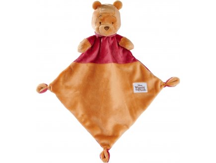 DOUDOU PLAT WINNIE L'OURSON 20 x 20 CM - PELUCHE DISNEY - NICOTOY