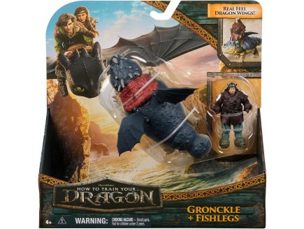 DRAGONS HOW TO TRAIN YOUR : GRONK ET VAREK - DRAGON ET SON DRESSEUR - DRAGONS DREAM WORKS - SPIN MASTER - 20153596
