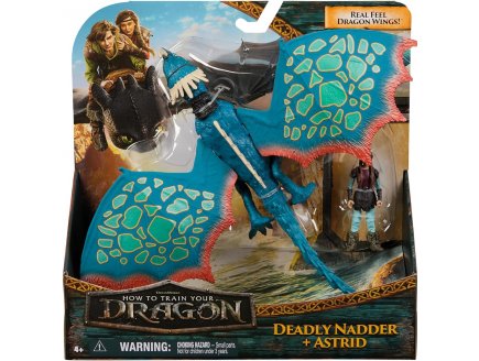 DRAGONS HOW TO TRAIN YOUR : TEMPETE ET ASTRID - DRAGON ET SON DRESSEUR - DRAGONS DREAM WORKS - SPIN MASTER - 20153596