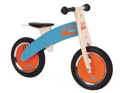 DRAISIENNE BOIS BIKLOON BLEU / ORANGE - JANOD - J03265 - VELO