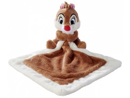 ECUREUIL TAC DOUDOU PLAT 21 X 21 CM - PELUCHE DISNEY BRUN - NICOTOY