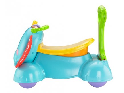 Elephant 3 en 1 : sauter, marcher, chevaucher - Fisher price - bfh56