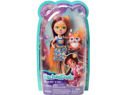 Enchantimals poupe Fick et Felicity le renard - Figurine 15 cm - Animal - Mattel FXM71
