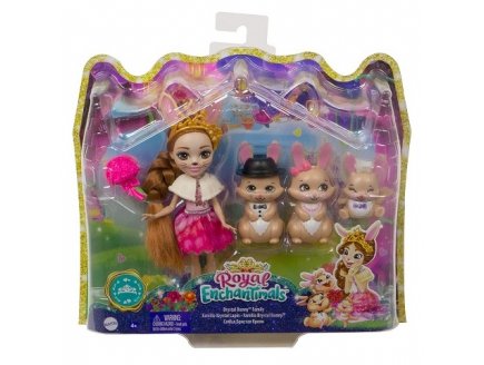 ENCHANTIMALS ROYAL FAMILLE BRYSTAL LAPIN - POUPEE & FIGURINES ANIMAUX - MATTEL - GYJ08