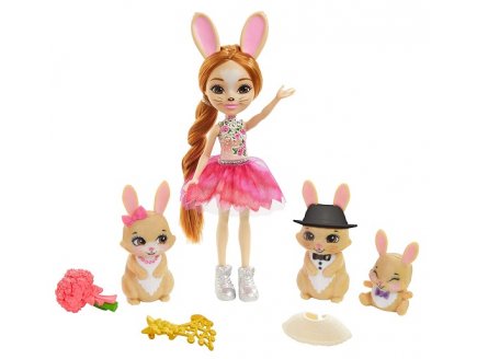 Enchantimals royal famille brystal lapin - poupee & figurines animaux - Mattel - gyj08
