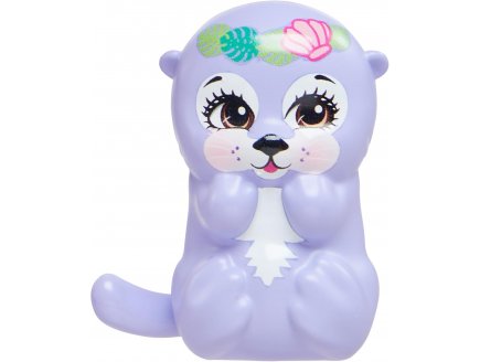 Enchantimals Sunshine Beach : Poupée Oneda Loutre 15 cm et Kelpie - Figurine Animal, Accessoires - Mattel - HXB98