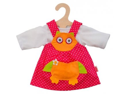 ENSEMBLE ROBE HIBOU 28/35 CM - HELESS - HABIT POUPON (17)