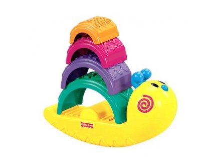 ESCARGOT EMPILO ARC-EN-CIEL - FISHER-PRICE - Y2778 - JOUET A EMPILER