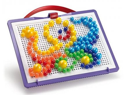 Fantacolor portable 160 clous - Quercetti - 0920 - jeu de mosaique