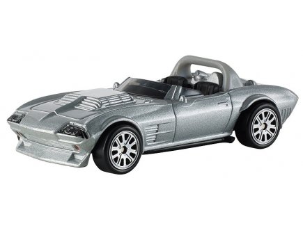 Fast & furious : chevrolet corvette grand sport - vehicule miniature gris - voiture - Mattel fcf55