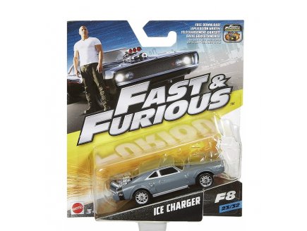 FAST & FURIOUS : ICE CHARGER - VEHICULE MINIATURE GRIS - VOITURE - MATTEL FCF58