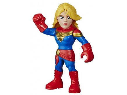 Figurine articulee : captain marvel 25 cm - mega mighties - super hero adventures - Hasbro - e7933