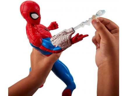 Figurine articulée : Spiderman 34 cm Jet de Toile - Spider-Man Héros - Hasbro - F8115