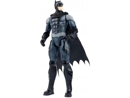 Figurine batman costume bleu avec ceinture grise 30 cm - personnage dc articule - Spin master - 20138360