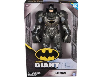 Figurine Batman Deluxe 30 cm articul Veste Grise - Srie Gante - Personnage dc comics - Spin master