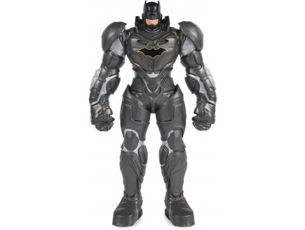 Figurine Batman Deluxe 30 cm articul Veste Grise - Srie Gante - Personnage dc comics - Spin master
