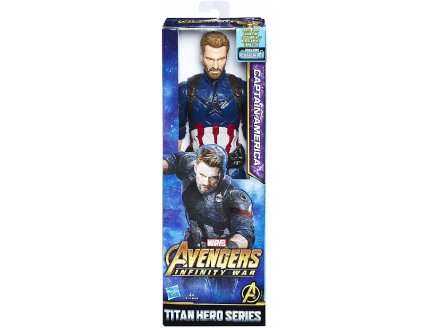 Figurine captain america 30 cm - avengers infinity war - heros titan series - Hasbro - e1421