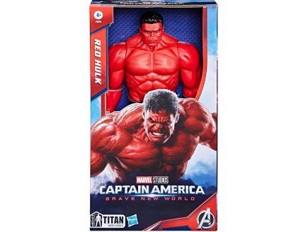 Figurine Deluxe Hulk rouge 30 cm - Avengers H�ros Titan - Super H�ros - Marvel - DC - Hasbro - F9299