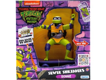 Figurine Donatello 12 cm avec Skate - les Tortues Ninja Mutant Mayhem - TMNT - Turtles