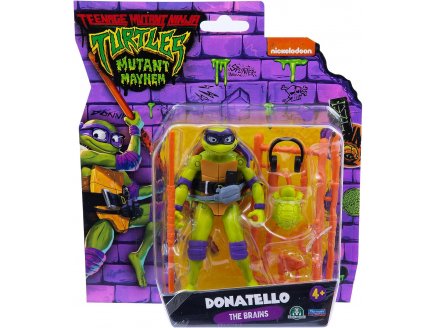 FIGURINE DONATELLO 12 CM - LES TORTUES NINJA MUTANT MAYHEM - TMNT - TURTLES - GIOCHI PREZIOSI