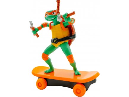 Figurine Michelangelo 12 cm avec Skate - les Tortues Ninja Mutant Mayhem - TMNT - Turtles
