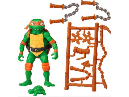 Figurine michelangelo 12 cm - les tortues ninja mutant mayhem - tmnt - turtles - Giochi preziosi