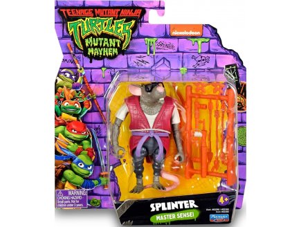 FIGURINE RAT MAITRE SPLINTER 12 CM - LES TORTUES NINJA MUTANT MAYHEM - TMNT - TURTLES - GIOCHI PREZIOSI