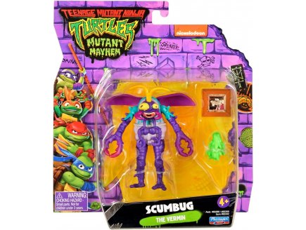 Figurine scumbug 12 cm - les tortues ninja mutant mayhem - tmnt - turtles - giochi preziosi