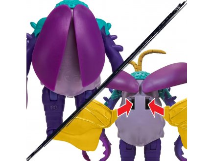 Figurine scumbug 12 cm - les tortues ninja mutant mayhem - tmnt - turtles - giochi preziosi