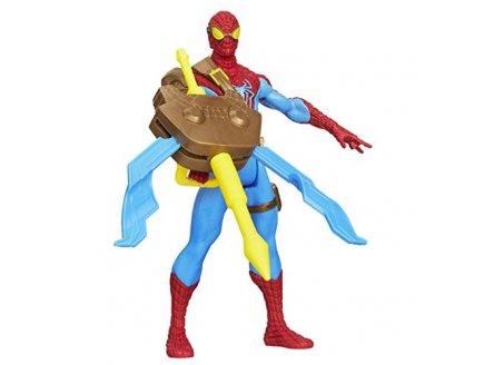 FIGURINE SPIDERMAN 2 FLECHES TRANCHANTES - 10 CM - SPIDER-MAN - SPIDER STRIKE - HASBRO - A5704