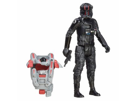 Figurine star wars pilote elite du tie fighter du premier ordre avec armure 10 cm - episode vii - Hasbro - b6590