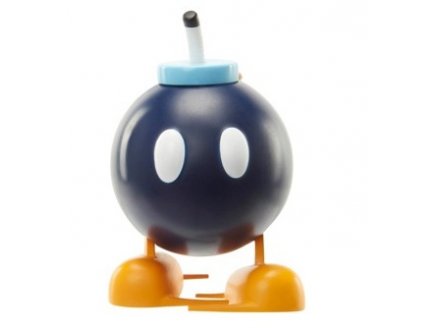 FIGURINE SUPER MARIO BOB-OMB 6.5 CM - FIGURINE NINTENDO ARTICULE QUI AVANCE - BOMB - JAKKS