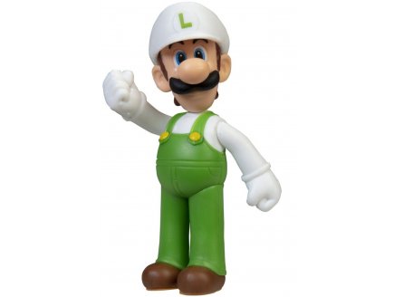 Figurine Super Mario : Luigi de feu 7 cm - Figurine Nintendo - Jakks