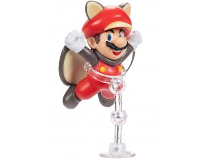 Figurine Super Mario : Mario Ecureuil volant 7 cm - Figurine Nintendo - Jakks