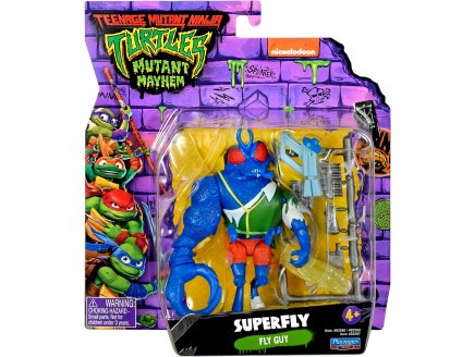 FIGURINE SUPERFLY 12 CM - LES TORTUES NINJA MUTANT MAYHEM - TMNT - TURTLES - GIOCHI PREZIOSI