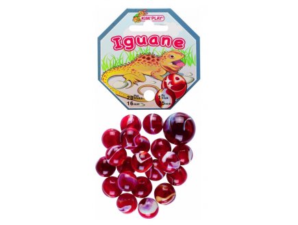 FILET DE 20 BILLES 16 MM + 1 CALOT 25 MM IGUANE - KIM PLAY - JEU DE RECREATION, ADRESSE