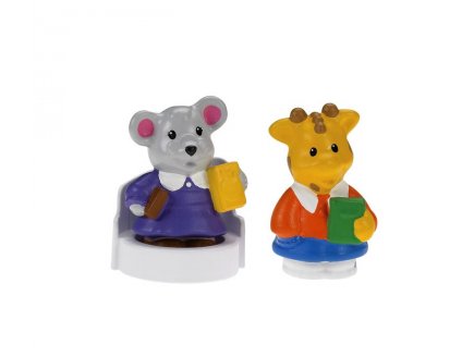 FISHER PRICE - GIRAFE ET SOURIS - FIGURINE LITTLE PEOPLE - JOUET PREMIER AGE - R9826