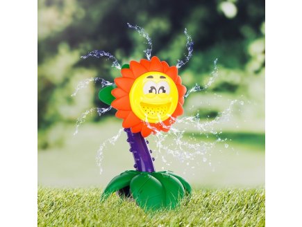 FLEUR ARROSEUSE TOURNESOL ENFANT - JEU D'EAU JARDIN EXTERIEUR - JOUET PLEIN AIR