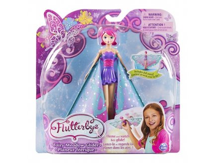 Flutterbye planeur feerique fee mauve - Spin master - poupee mannequin