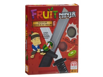 FRUIT NINJA TRANCHE DE VIE - JEU DE SOCIETE - MATTEL GAMES - W5902