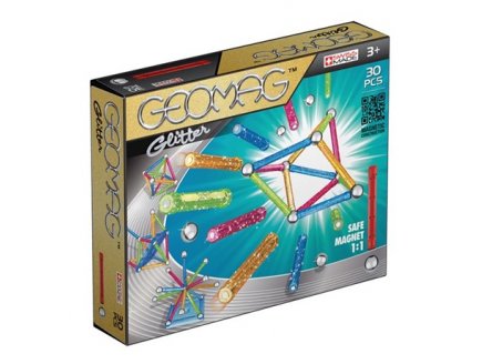 GEOMAG GLITTER - 30 PIECES - JEU DE CONSTRUCTION MAGNETIQUE - 531