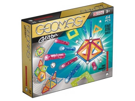 GEOMAG GLITTER - 44 PIECES - JEU DE CONSTRUCTION MAGNETIQUE - 532